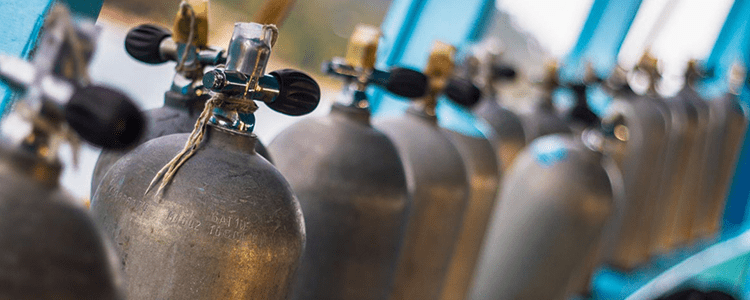 Газовые баллоны в Окской